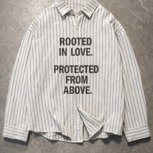 Pinstripes rooted shirt