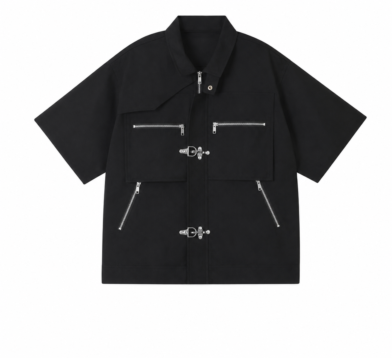 Clasp over shirt