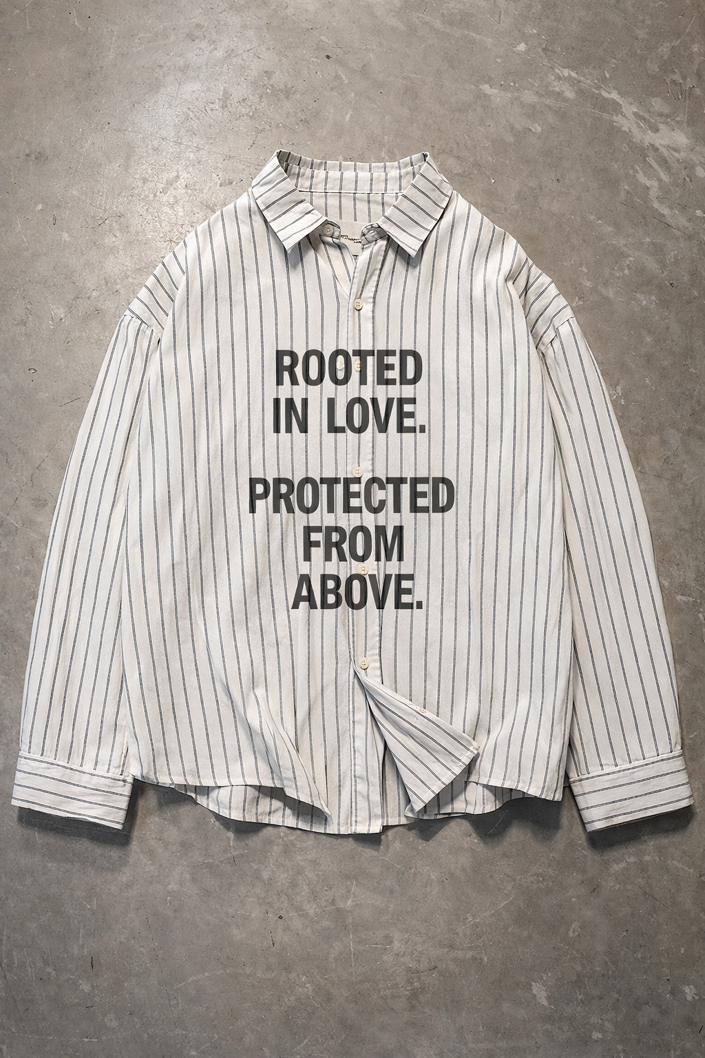 Pinstripes rooted shirt