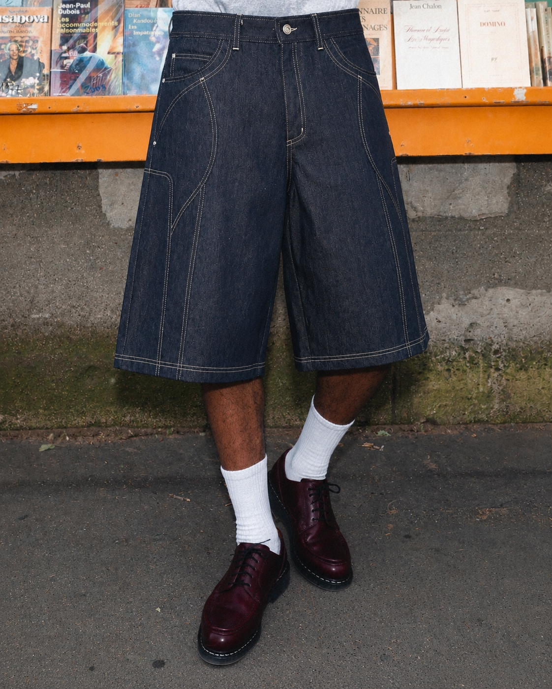 Denim jorts