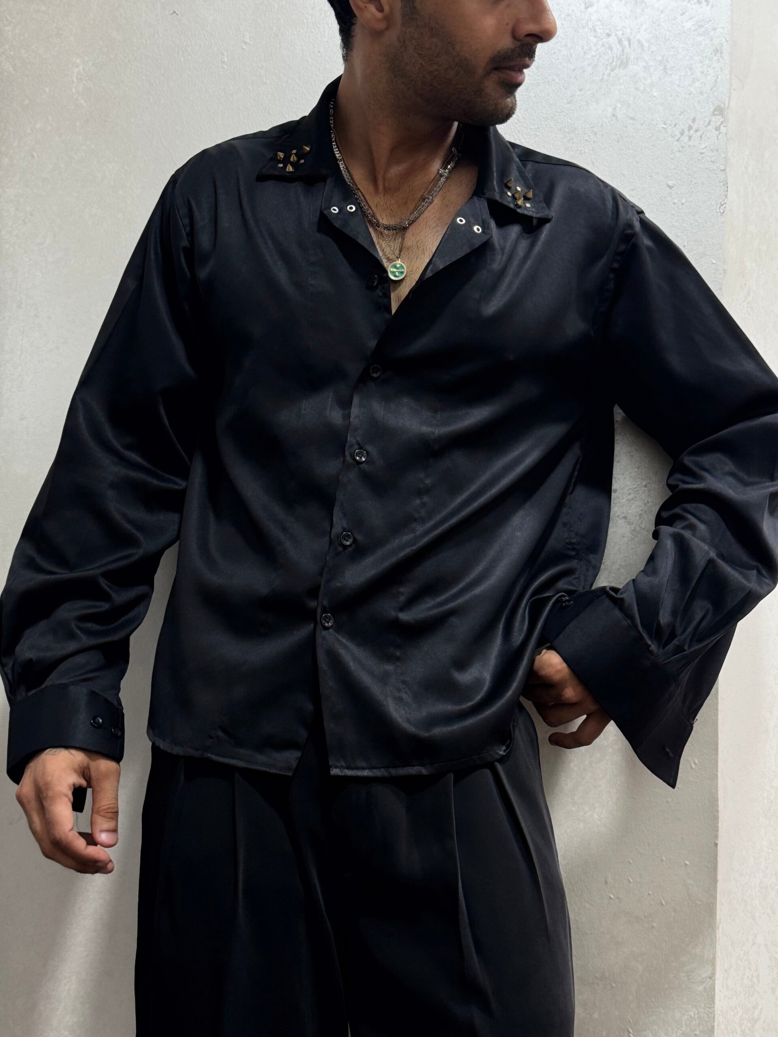 Lucid spikey satin shirts - Image 2