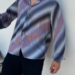 satin vibrant color shirts