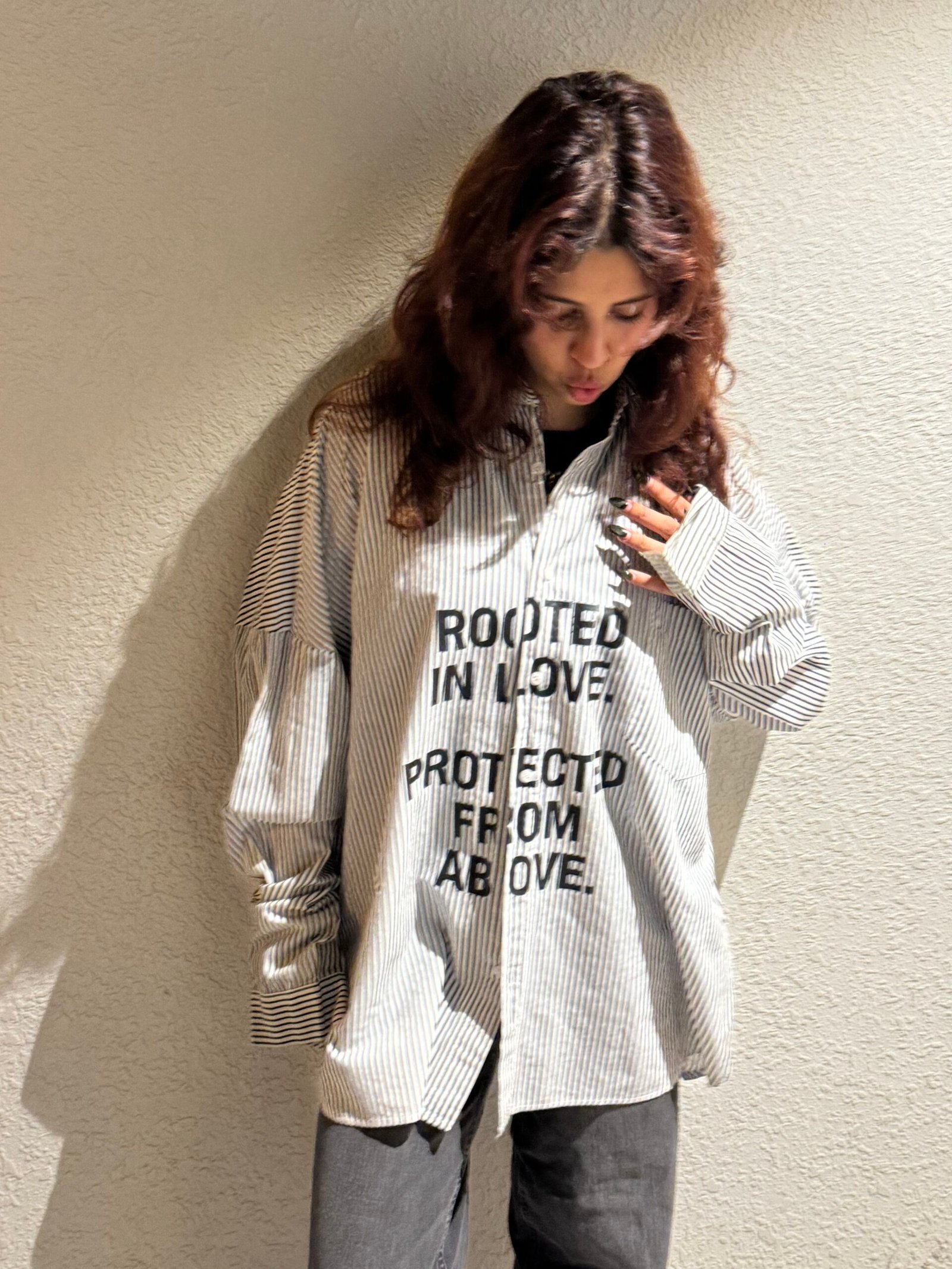 Pinstripes rooted shirt - Image 6