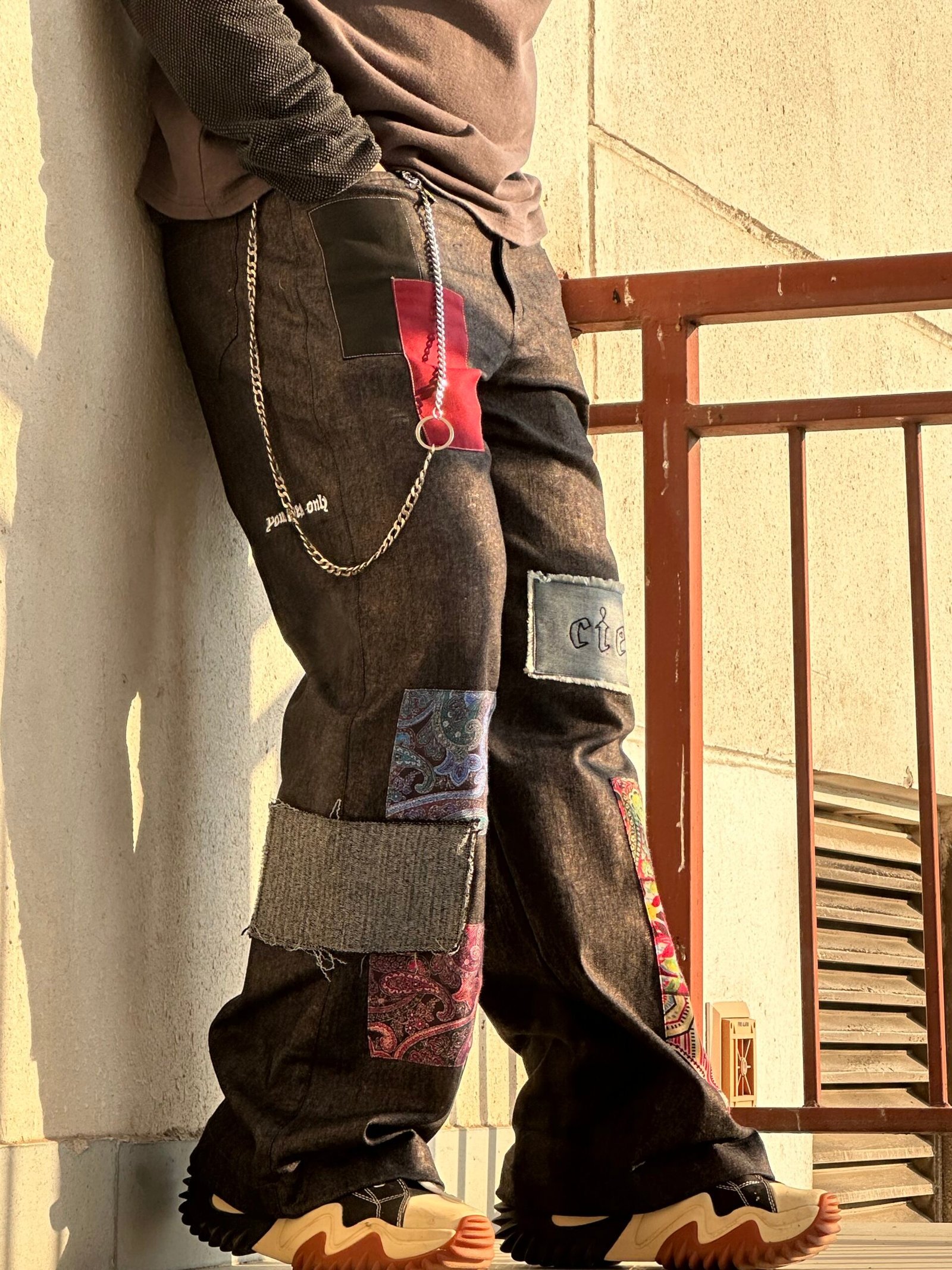 Punk wave patch denims * - Image 5