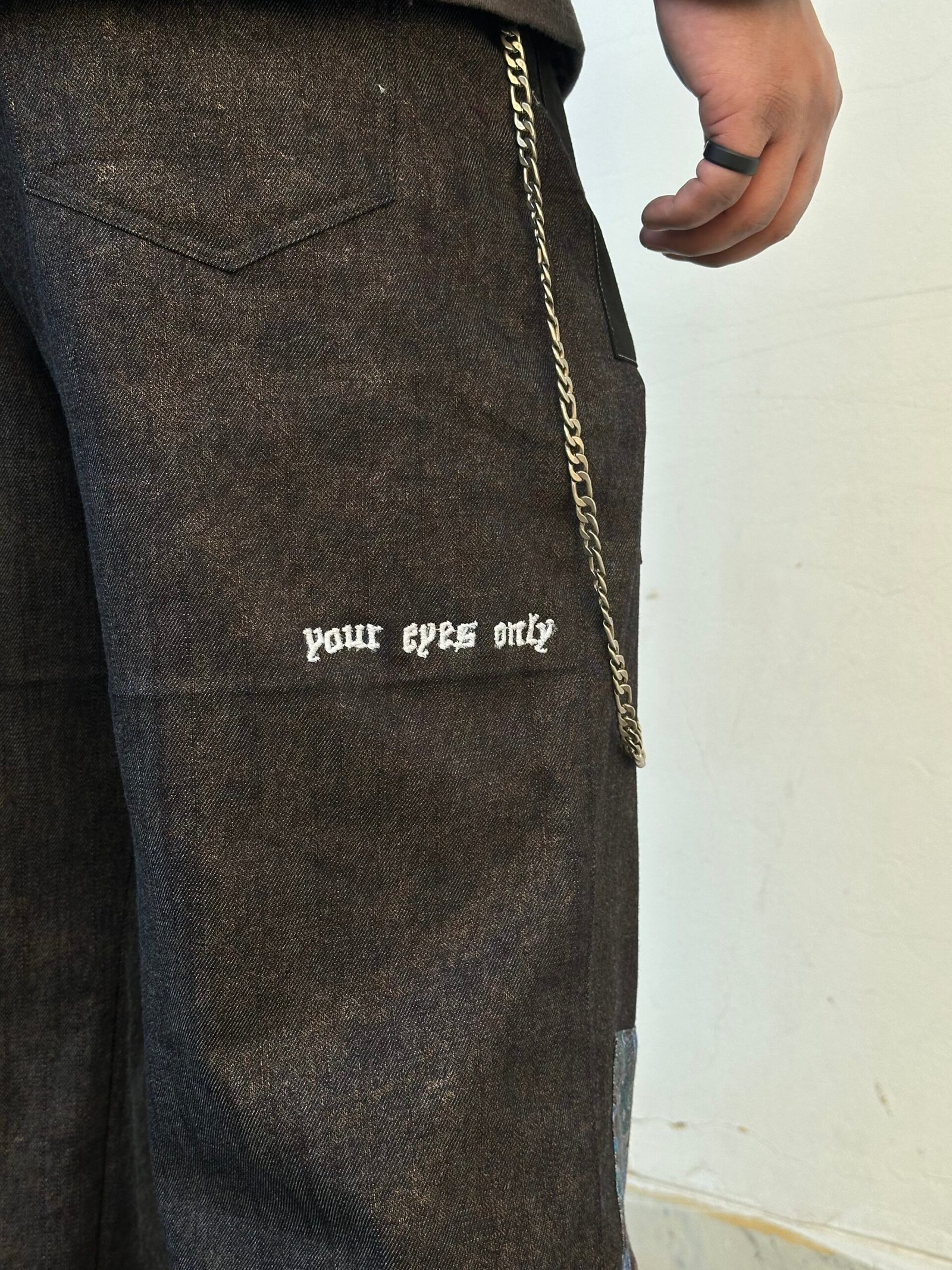 Punk wave patch denims * - Image 4