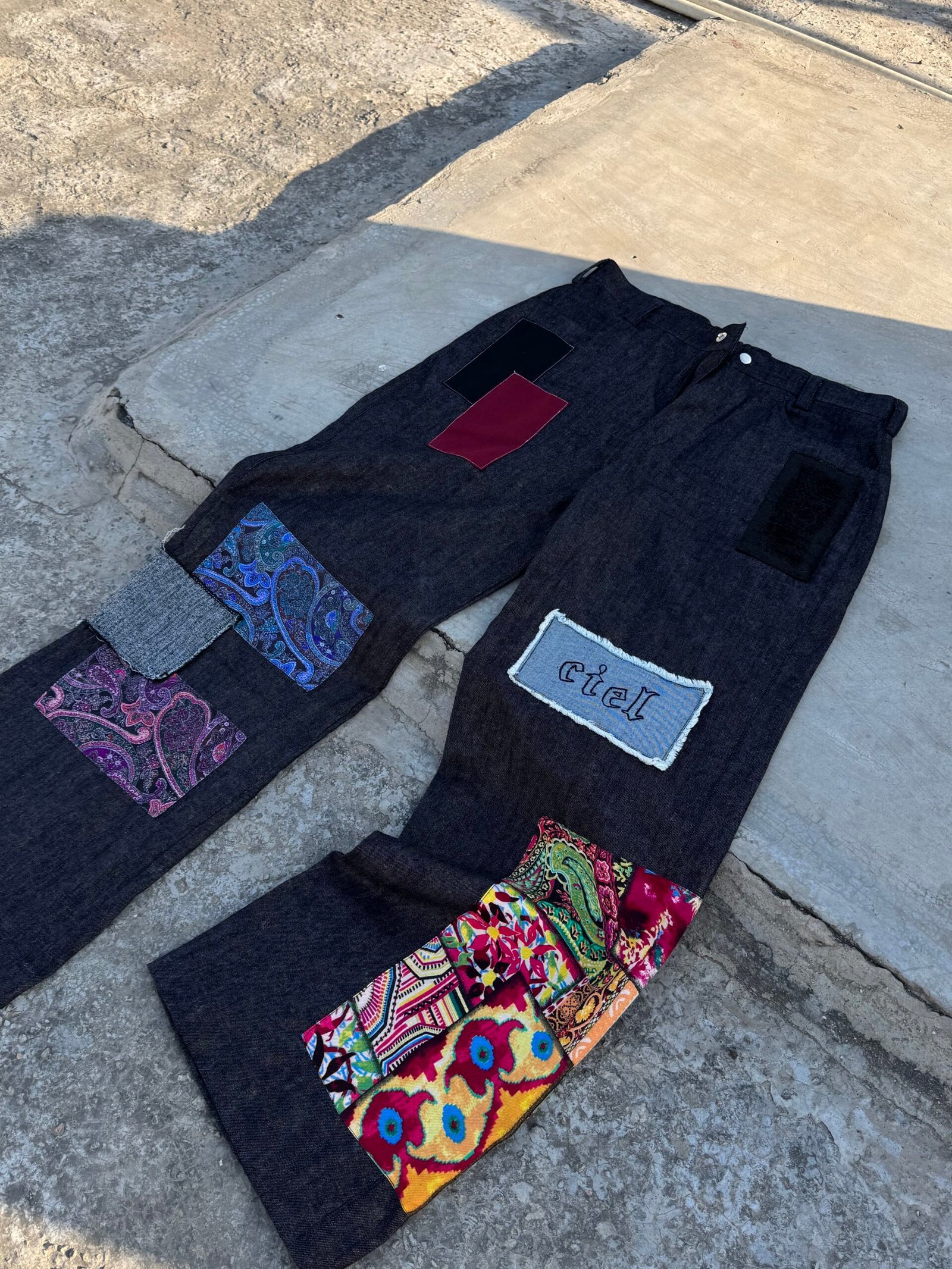 Punk wave patch denims * - Image 2